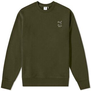 Puma x Maison Kitsuné Green Crew Sweater